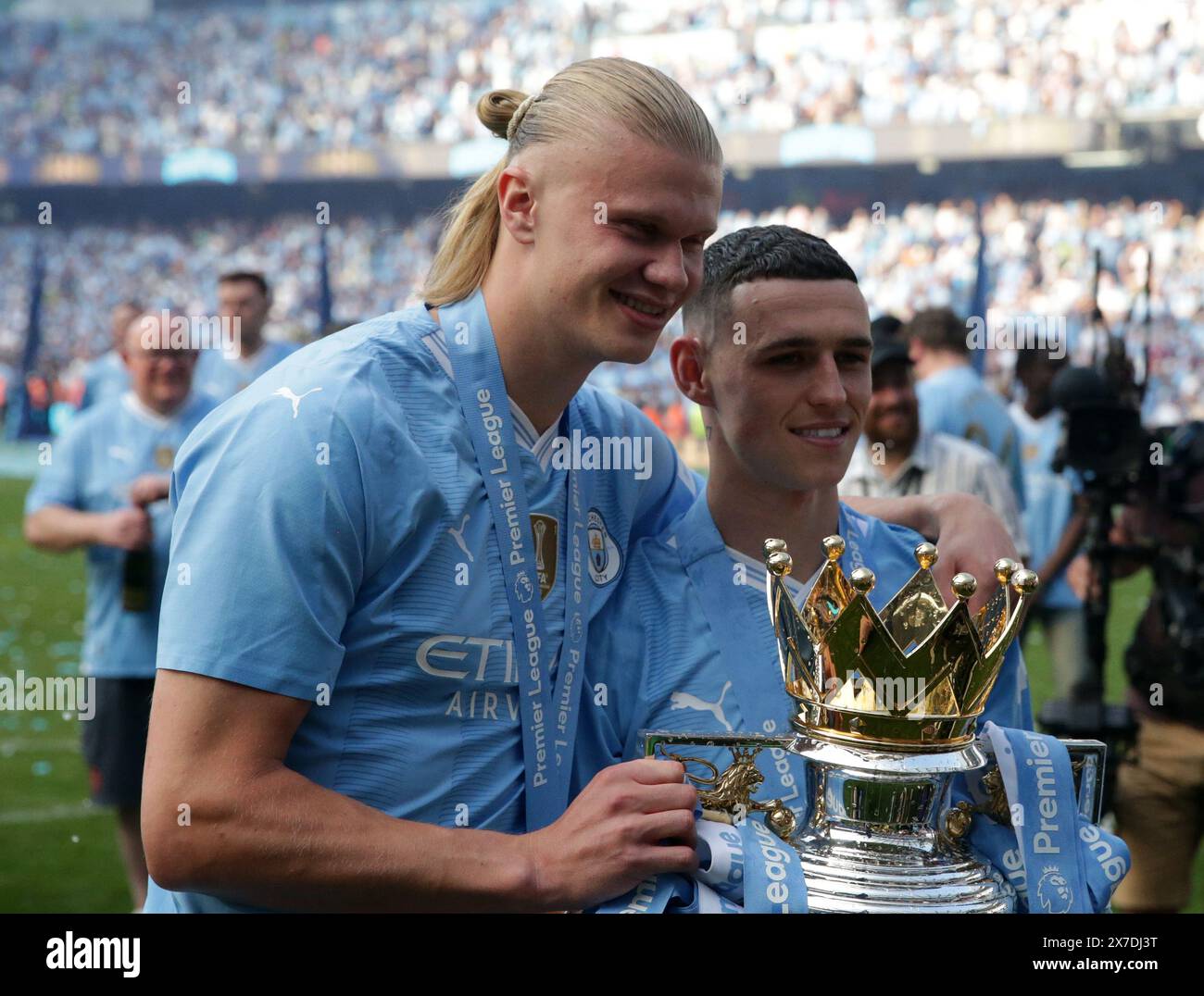 マンチェスター シティ メダル フォーデン デ·ブライネ ハーランド