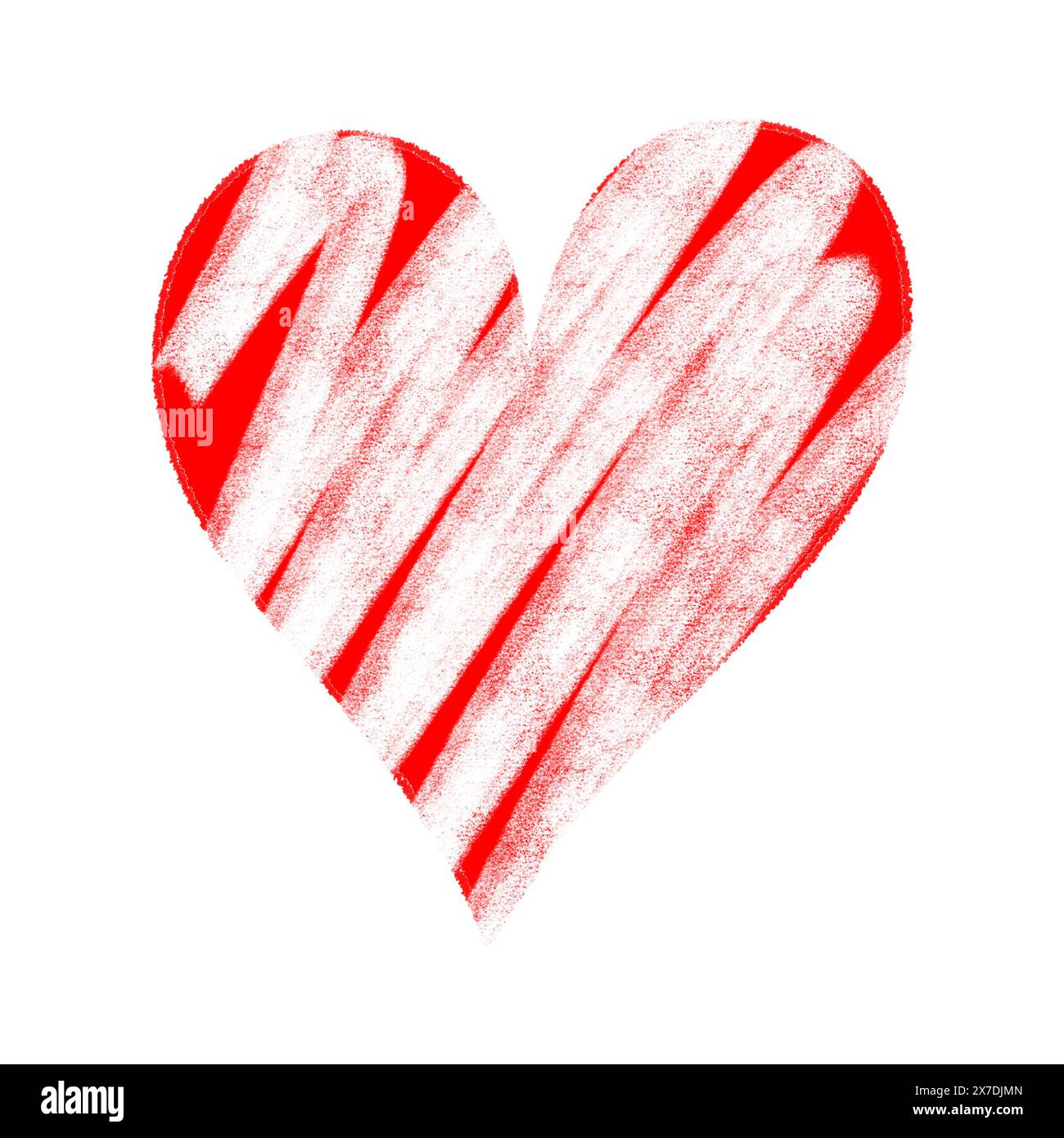 One red heart on white background, illustration Stock Photo - Alamy