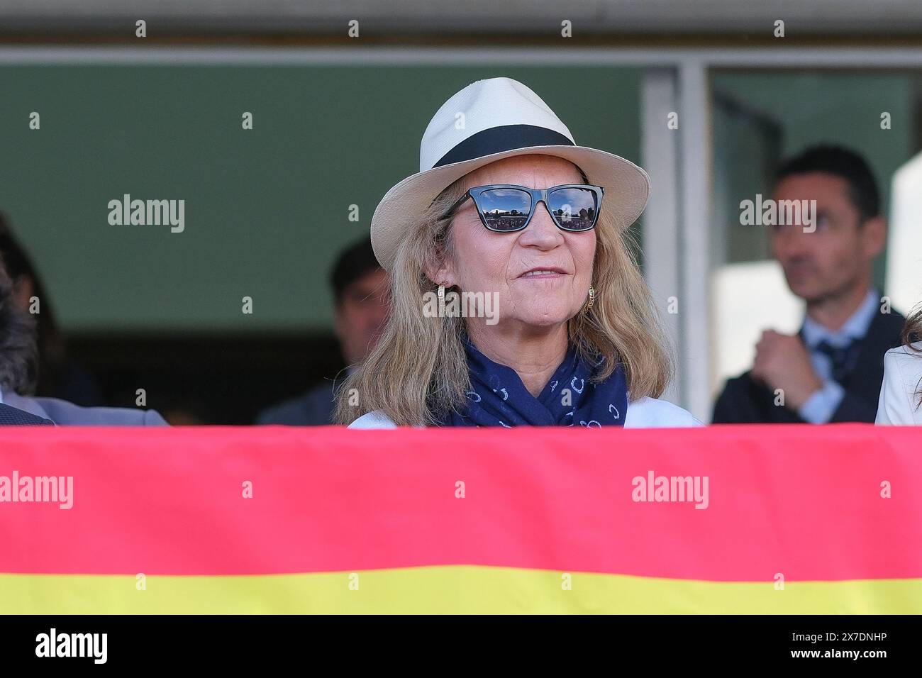 Princess Elena of Borbon iduring the Longines Global Champions Tour Madrid at Club de Campo Villa de Madrid on May 19, 2024, in Madrid, Spain. Stock Photo