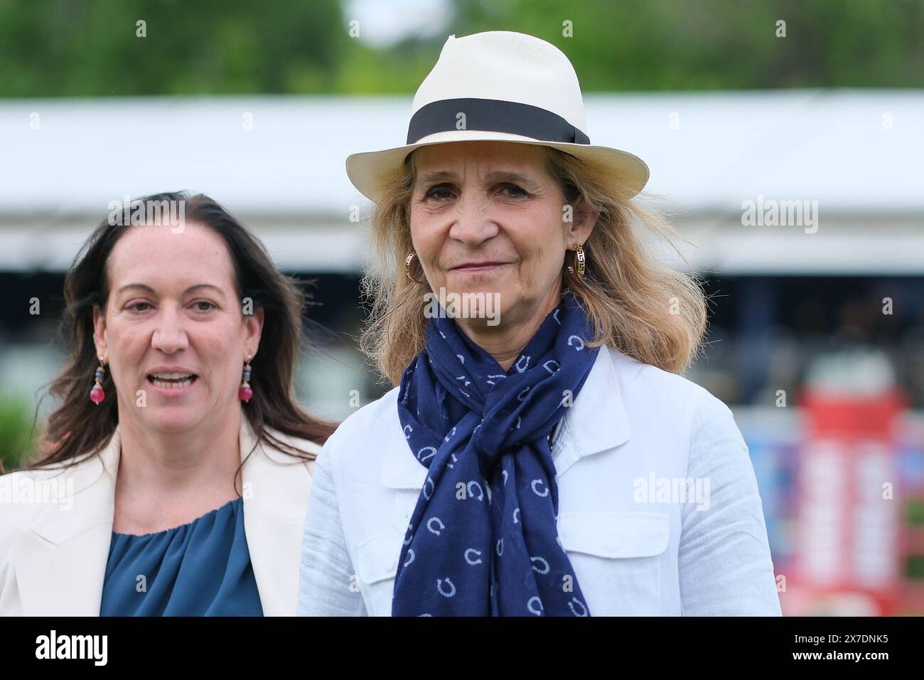 Princess Elena of Borbon iduring the Longines Global Champions Tour Madrid at Club de Campo Villa de Madrid on May 19, 2024, in Madrid, Spain. Stock Photo