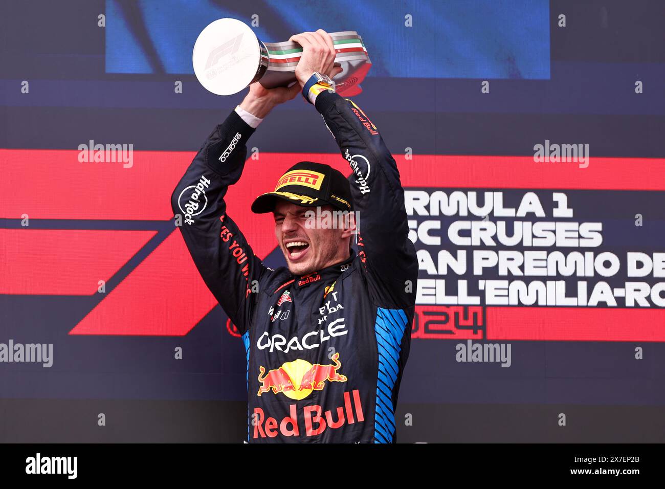 Imola Italy 19th May 2024 Red Bull Racing s Dutch Driver Max 