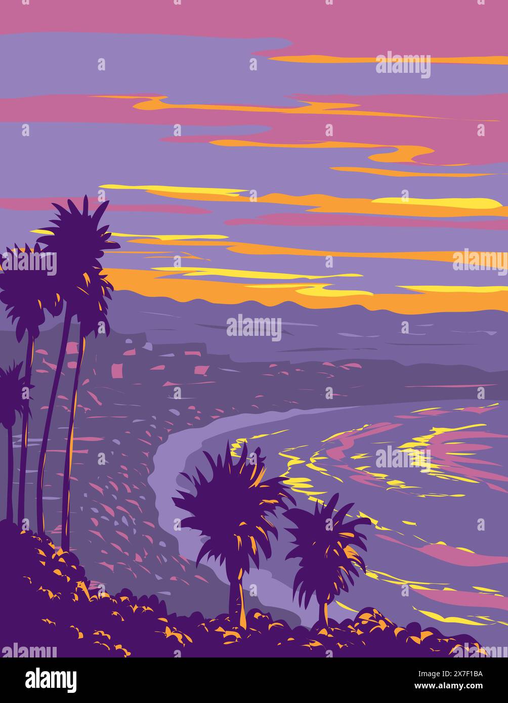 Los angeles ca Stock Vector Images Alamy