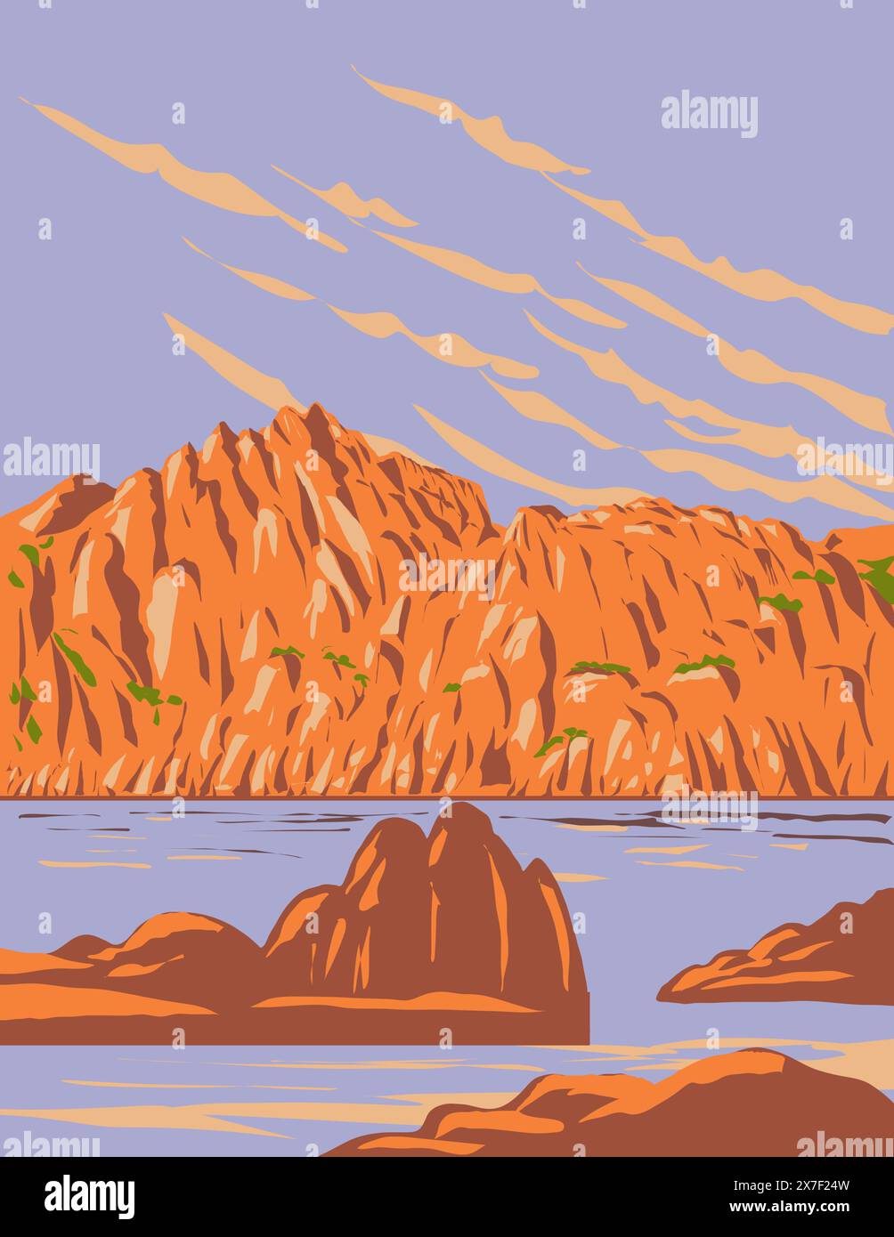 Granite mountain range Stock Vector Images - Alamy