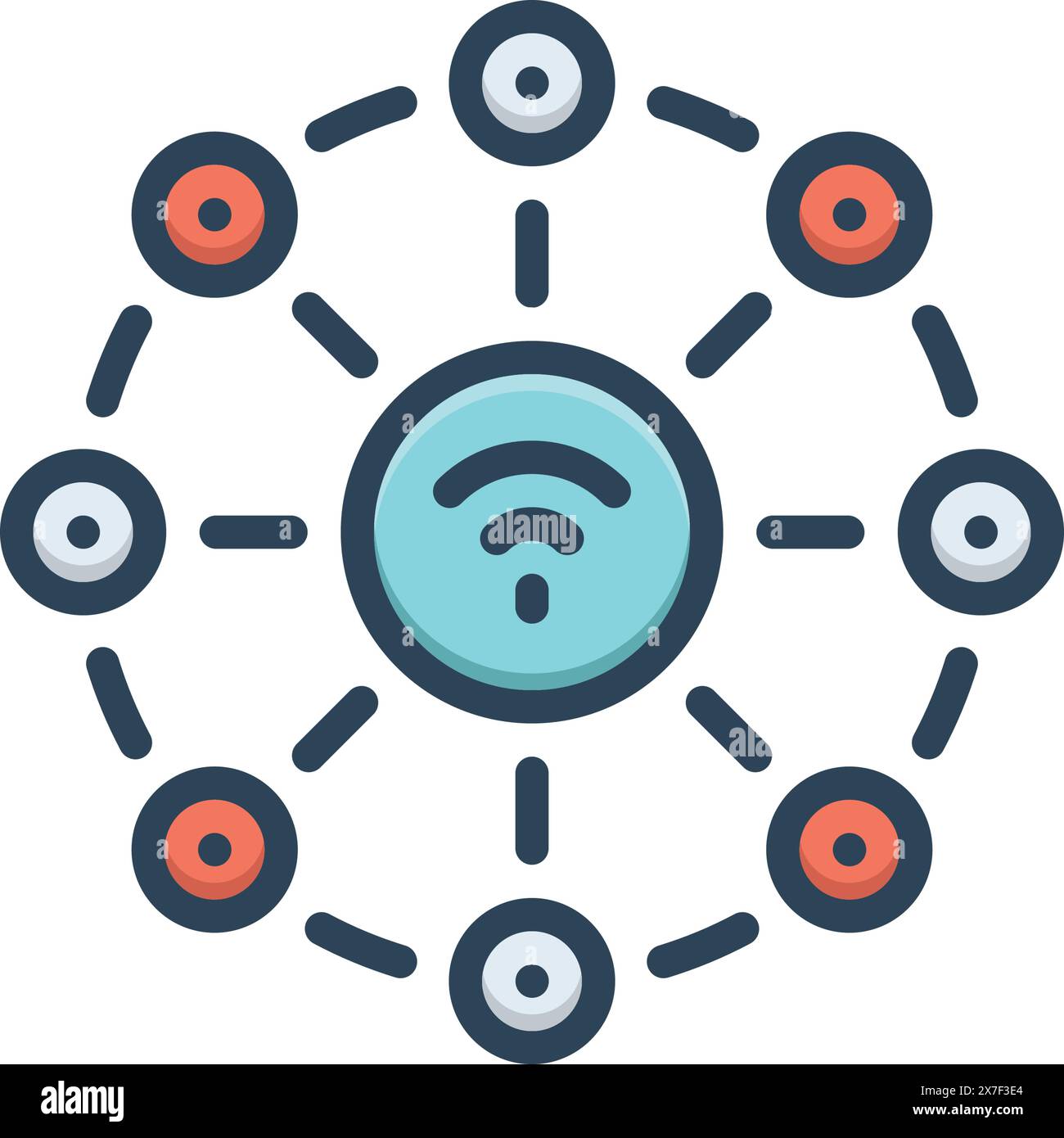 Network interconnection Stock Vector Images - Alamy