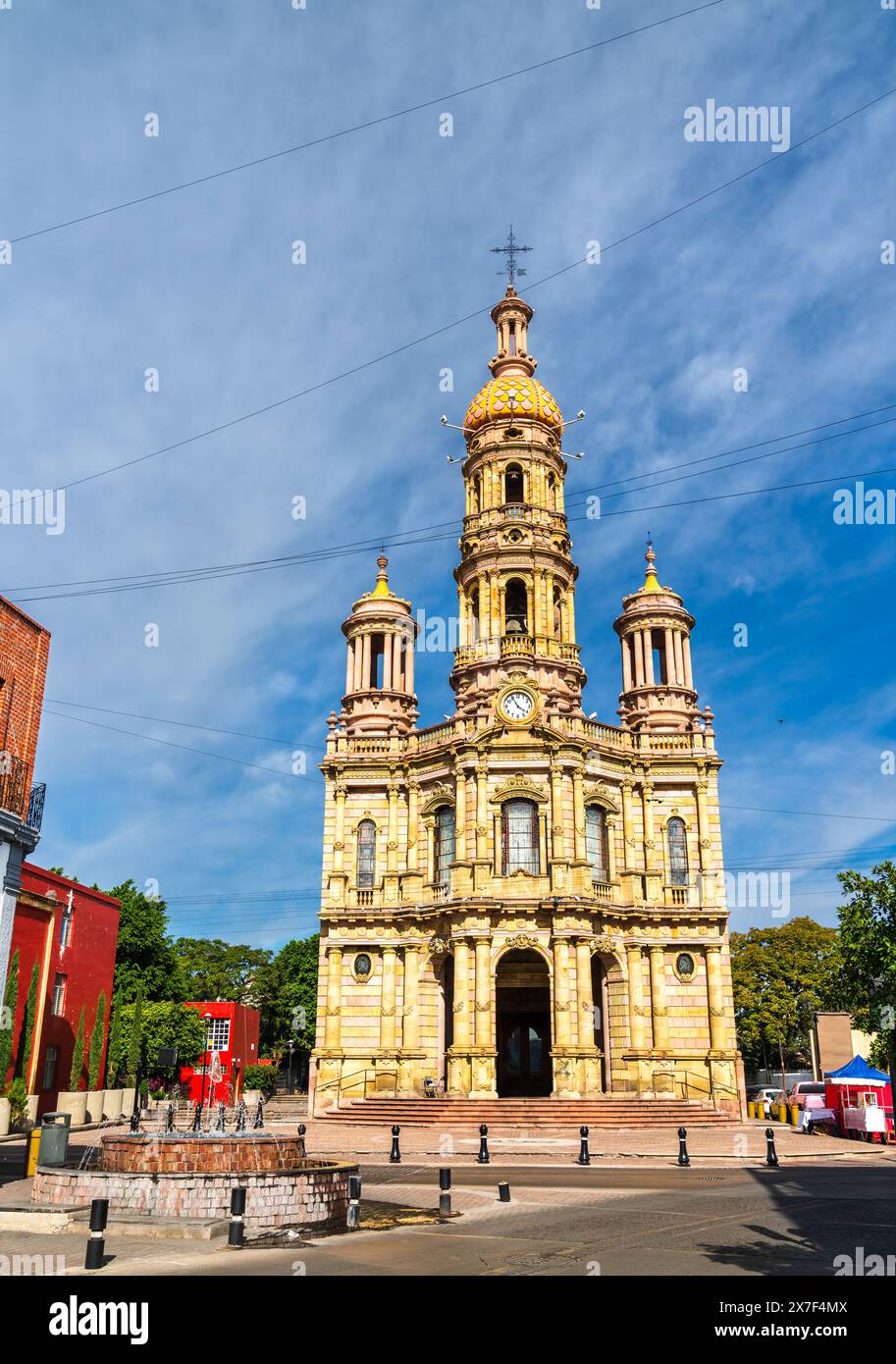 The Temple of Saint Anthony of Padua in Aguascalientes, Mexico Stock Photo