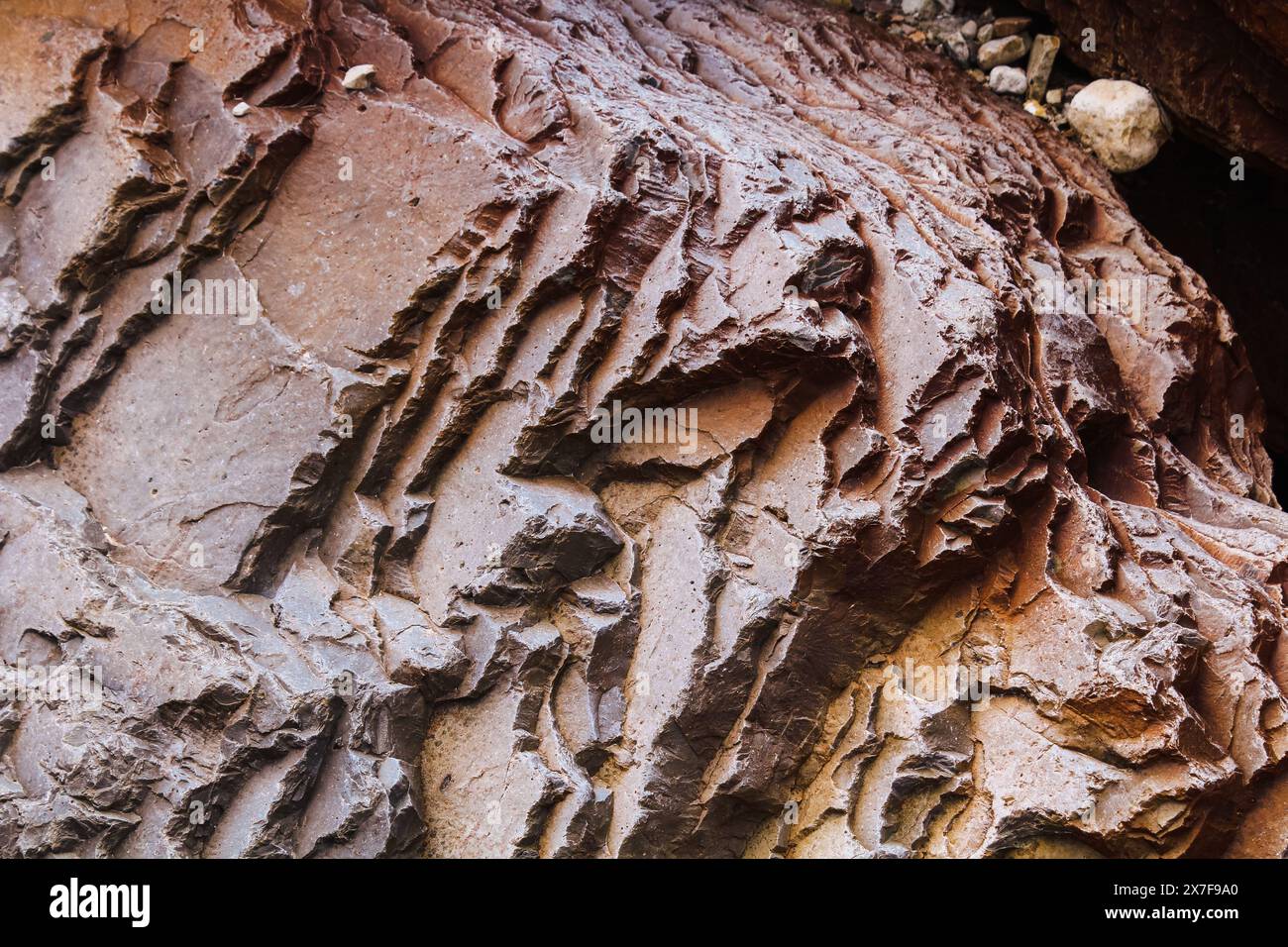 background stone texture decorative ornament and cement plaster. Stock Photo