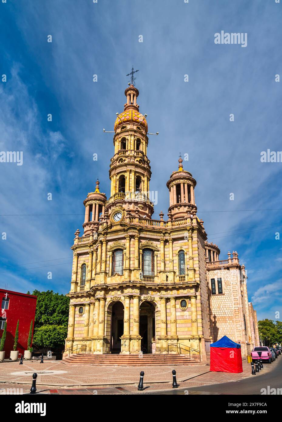 The Temple of Saint Anthony of Padua in Aguascalientes, Mexico Stock Photo