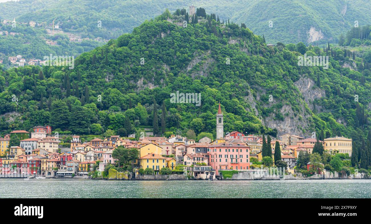 Varenna  on Lake Como in itlay Stock Photo