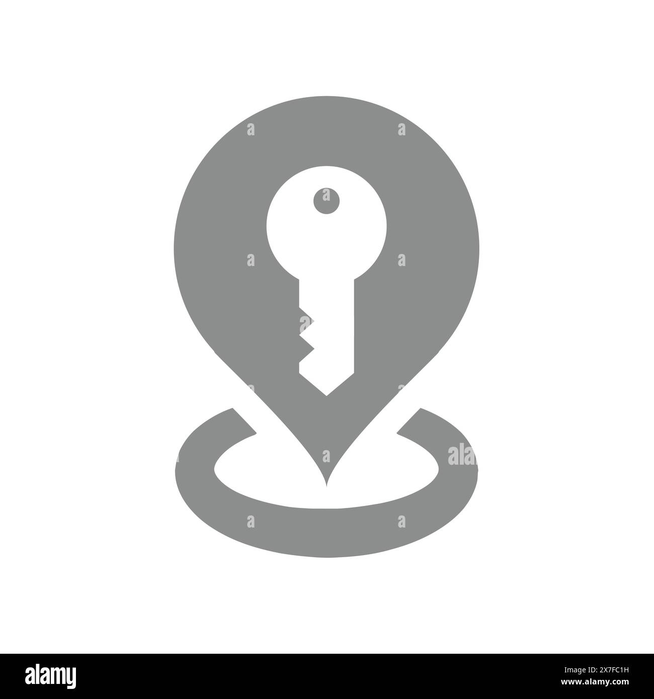 Home address map pin vector. Locksmith location icon Stock Vector Image ...