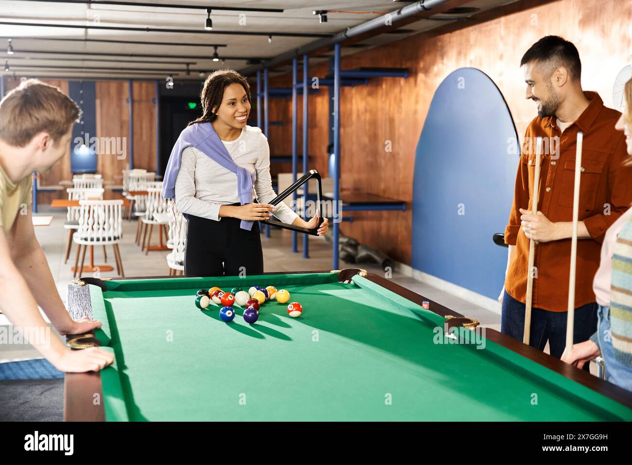 Team building office fun diversity hi-res stock photography and images ...