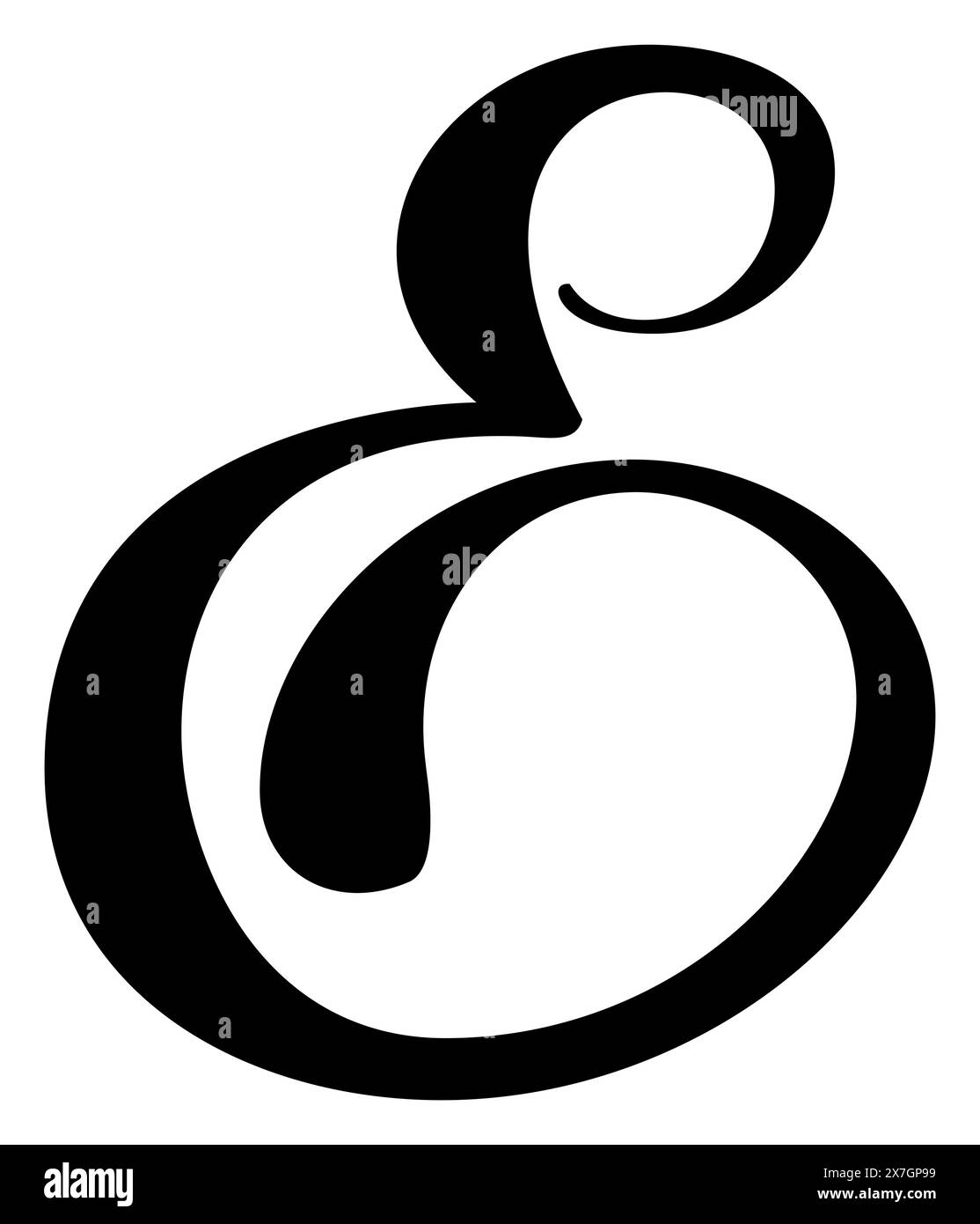 Vector calligraphy hand drawn letter E logo. Script font. Handwritten ...
