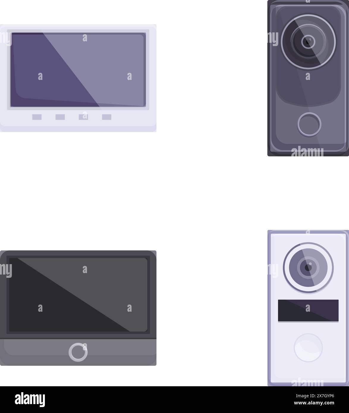Video surveillance door Stock Vector Images - Alamy