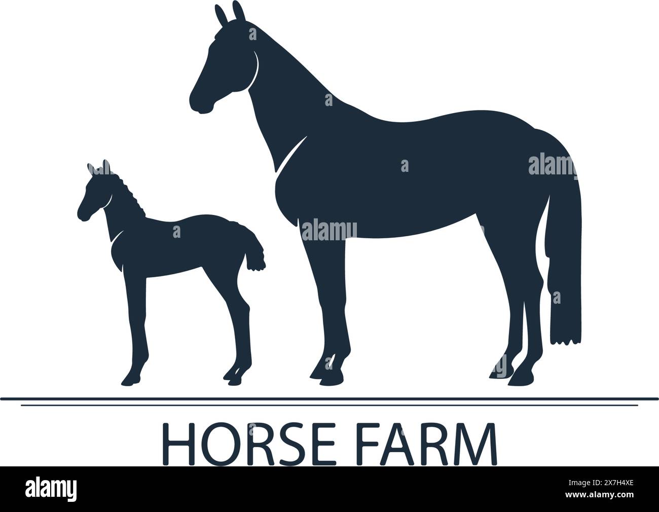 Logo Design For Horse Farm Vector Illustration Stock Vector Image logo-design-for-horse-farm-vector-illustration-stock-vector-image