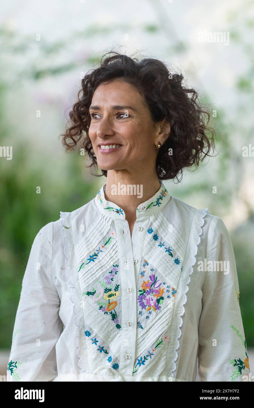 London, UK. 20 May 2024. Indira Varma at the WaterAid Garden, designed