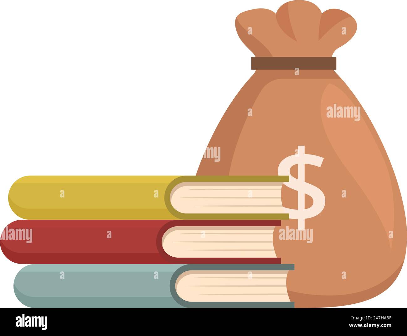 The importance of investing in knowledge concept for education, financial planning, and future wealth building Stock Vector