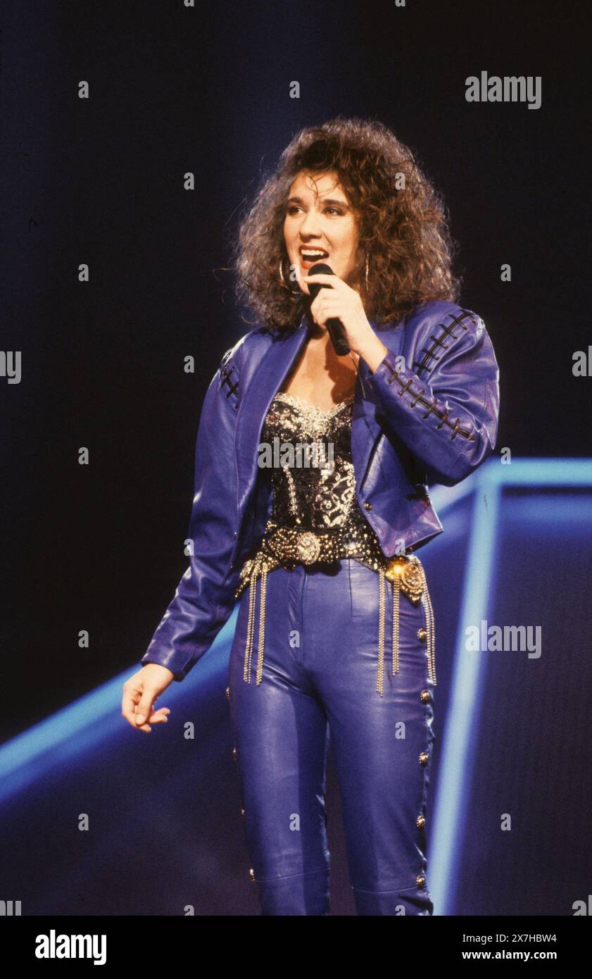 CELINE DION artist Switzerland win the Eurovision song contest in