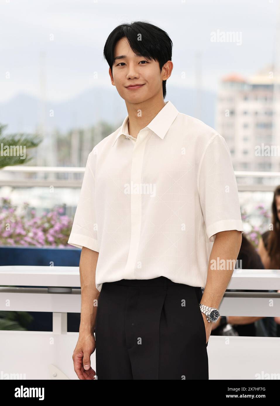 Cannes, France. 20th May, 2024. Actor Jung Hae-In poses during a photocall for the film 'Veteran 2' at the 77th Cannes Film Festival in Cannes, southern France, May 20, 2024. Credit: Gao Jing/Xinhua/Alamy Live News Stock Photo