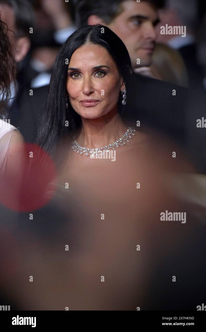 Cannes, France. 19th May, 2024. CANNES, FRANCE MAY 19 Demi Moore