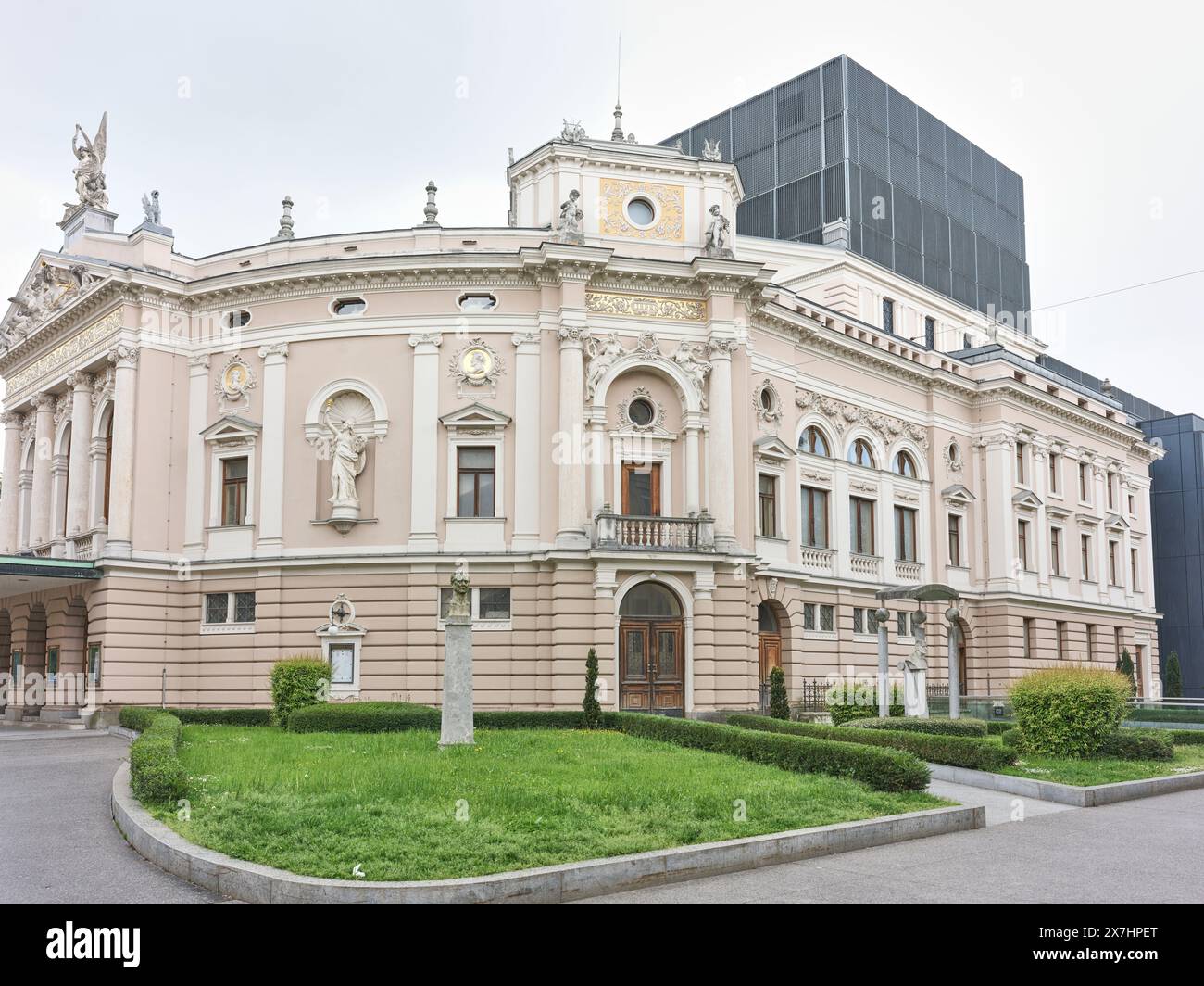 Opera and Ballet House, Ljubljana, Slovenia. Stock Photo