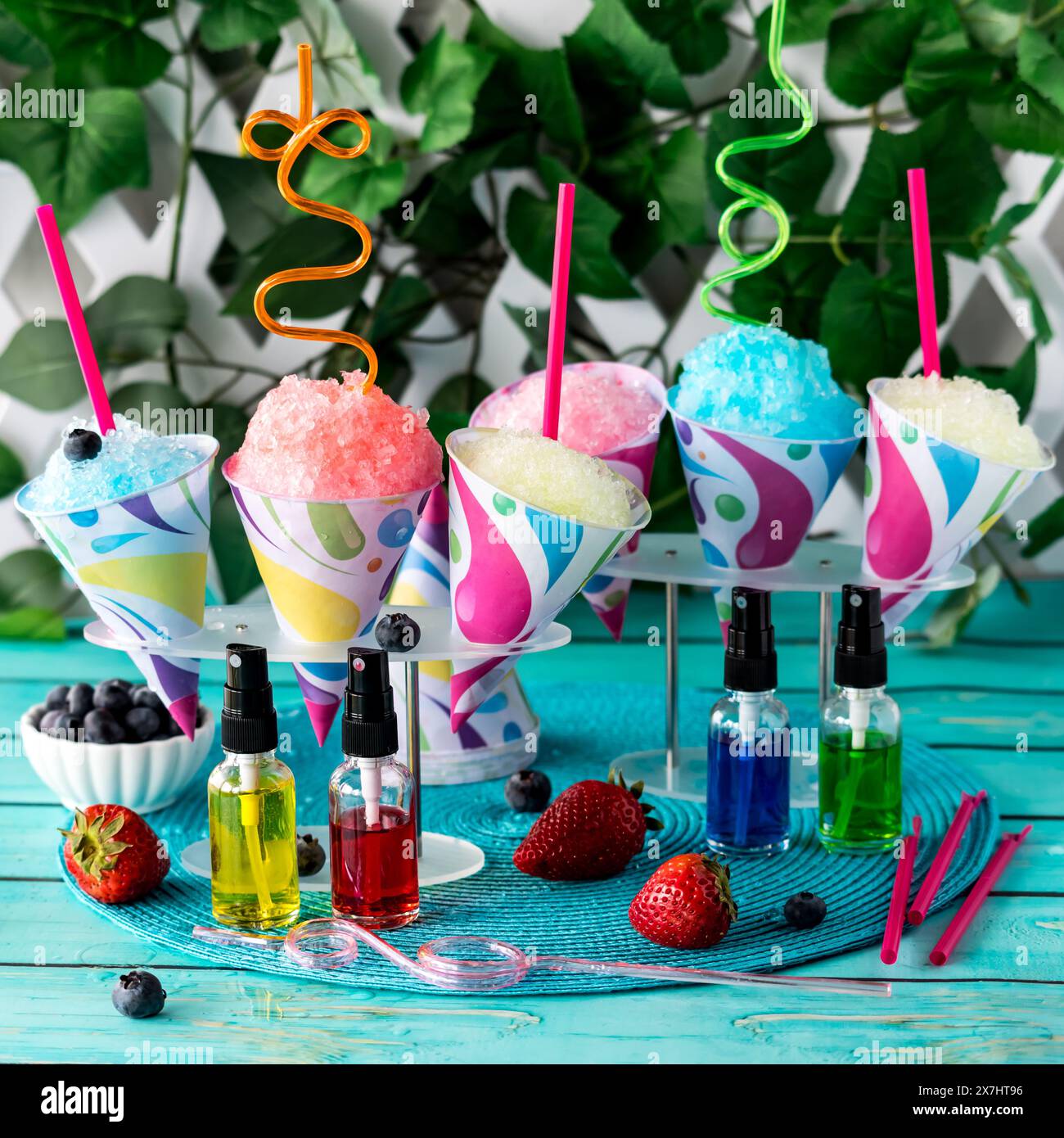 Shaved ice cones hi-res stock photography and images - Alamy