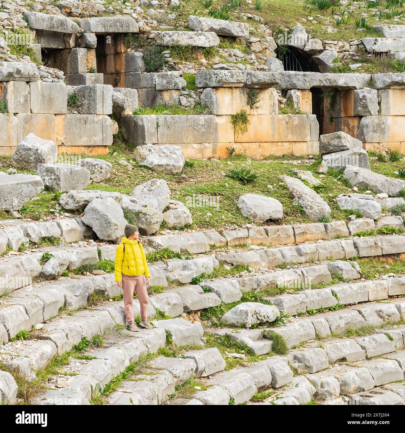 Exploring ancient ruins in hi-res stock photography and images - Alamy