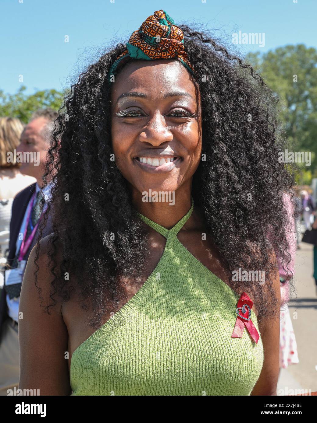 London, UK. 20th May, 2024. Beverly Knight. RHS Chelsea Flower Show 2024 opens with its press day, revealing new garden designs, floral displays and horticultural products from 21-25th May. Credit: Imageplotter/Alamy Live News Stock Photo