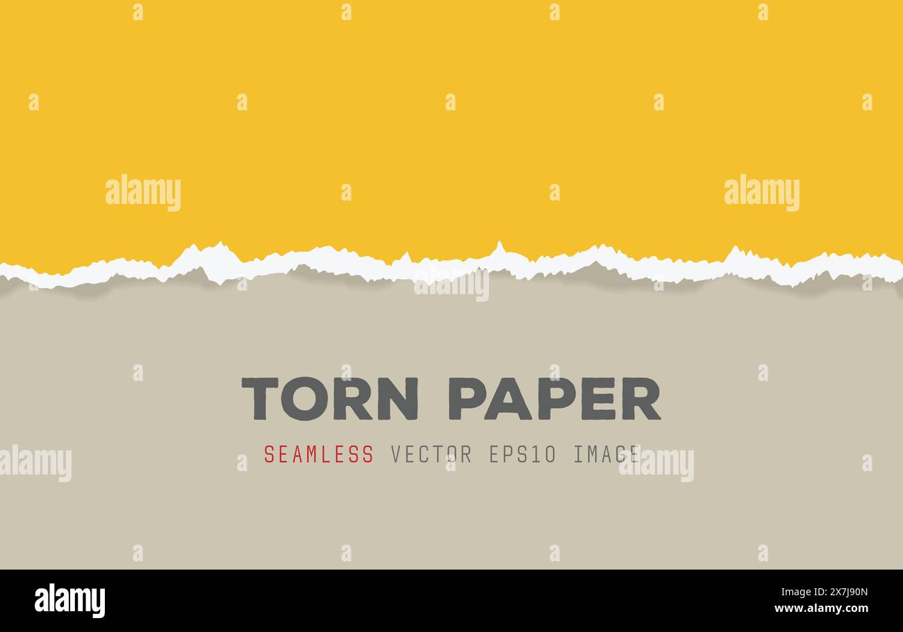 Ripped piece craft paper Stock Vector Images - Alamy