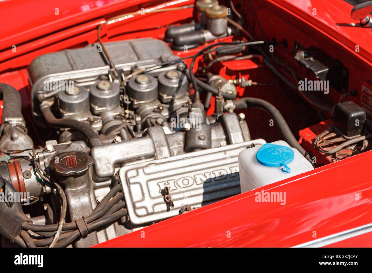 Honda S800 engine. Lytham Hall Classic Car Show 2024 Stock Photo - Alamy