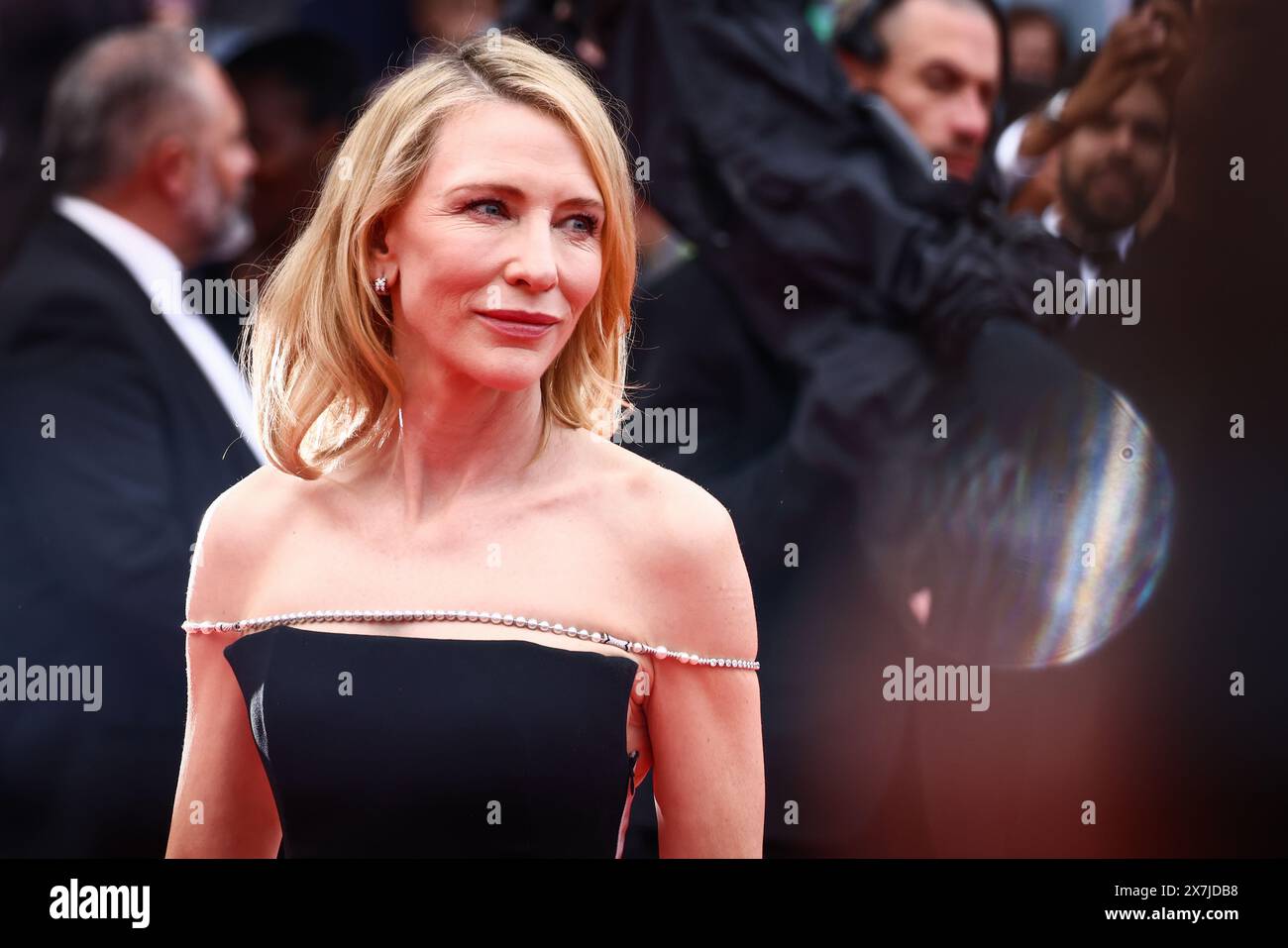 Cannes, France. 20th May, 2024. Cate Blanchett attends the ' The Apprentice ' Red Carpet during the 77th annual Cannes Film Festival at Palais des Festivals on May 20, 2024 in Cannes, France. (Photo by Beata Zawrzel/NurPhoto) Credit: NurPhoto SRL/Alamy Live News Stock Photo