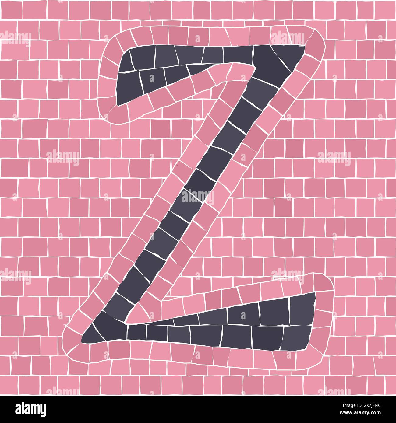 Alphabet Letter Mosaic Editable Vector Illustration Stock Vector Image Alphabet letter mosaic editable vector illustration stock vector image