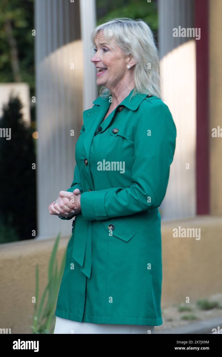Chelsea, London, UK. 20th May, 2024. BBC Weather Presenter Carol
