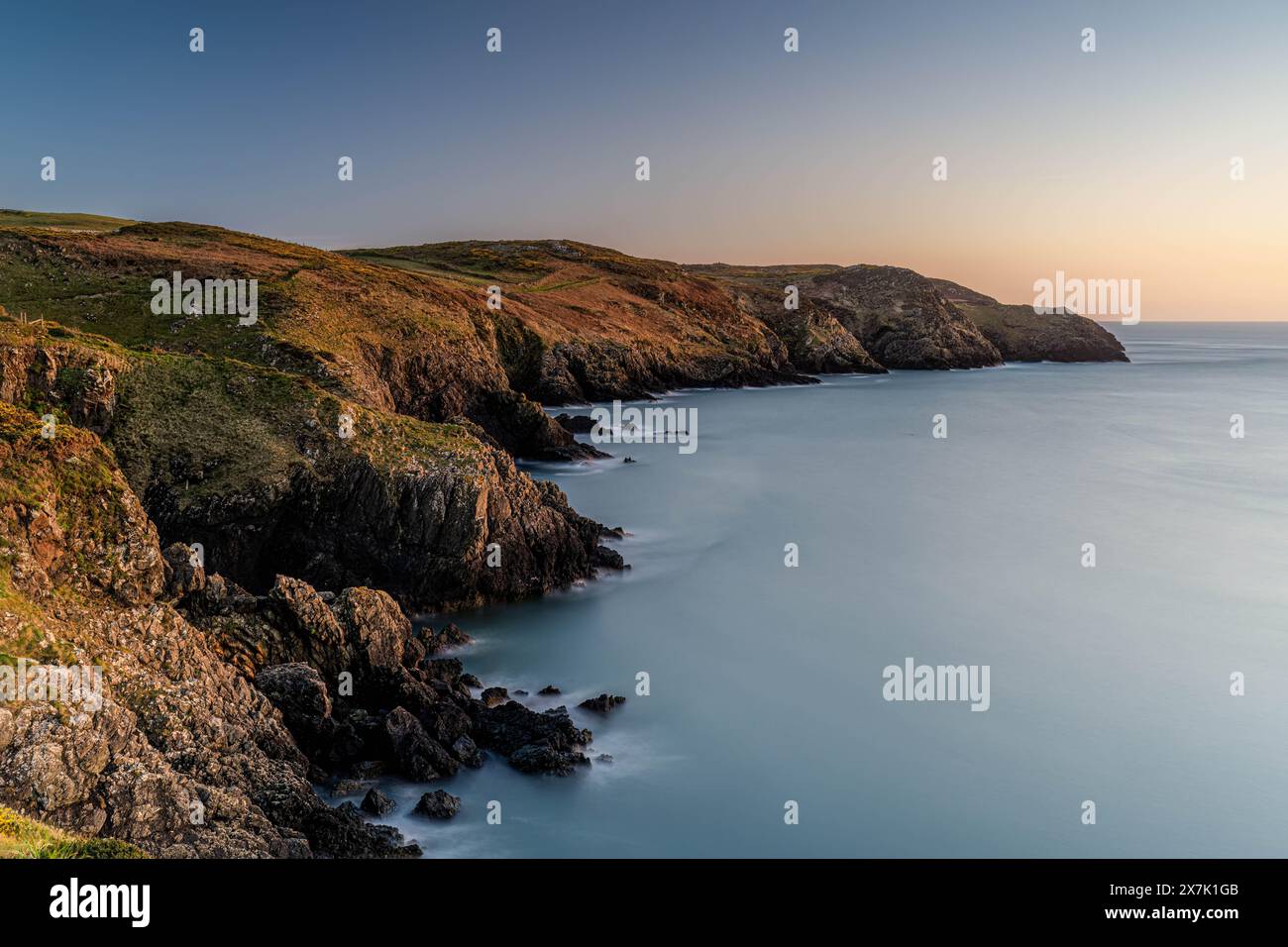 Carreg Onnen Bay, Pembrokeshire Stock Photo