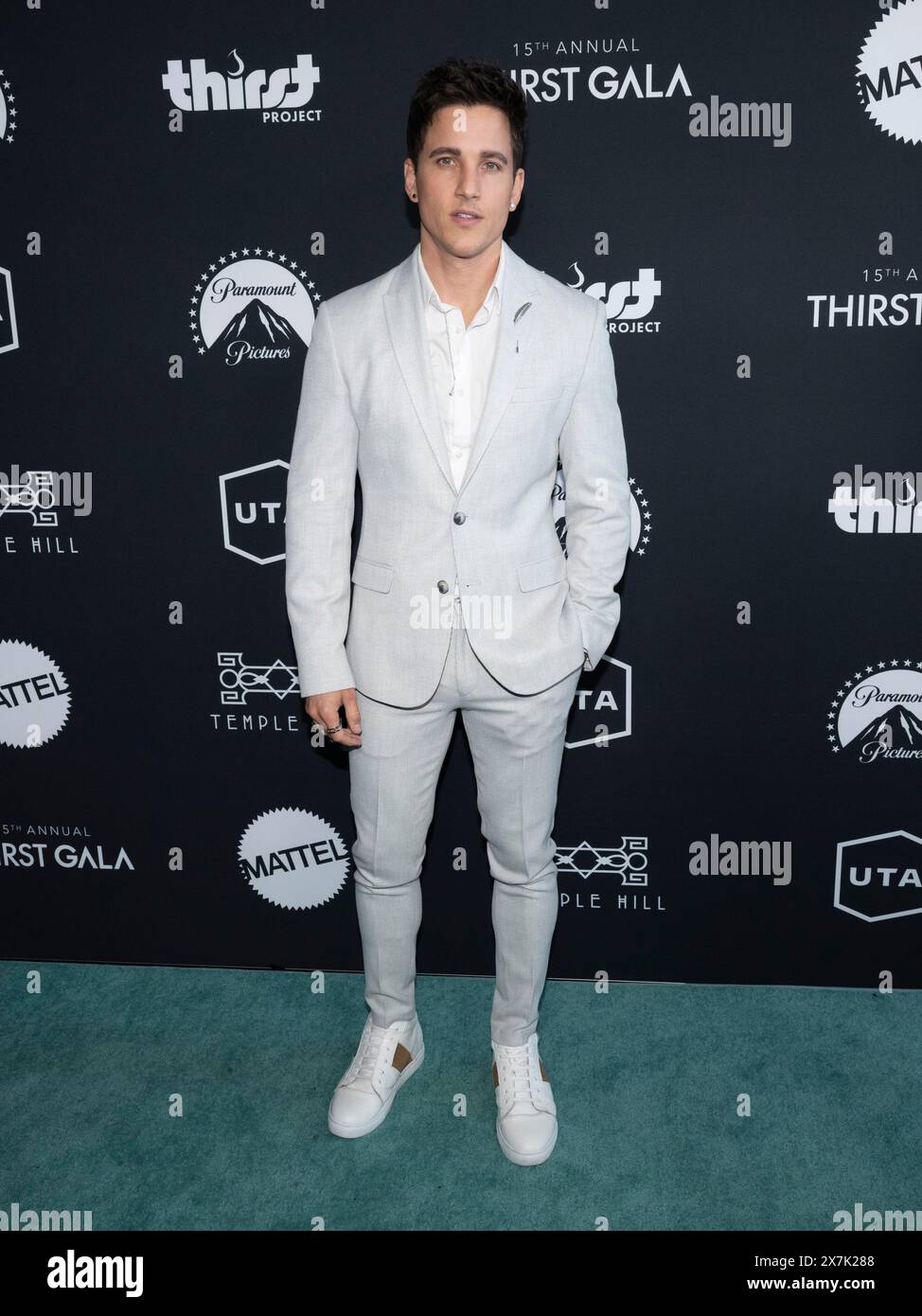 May 18, 2024, Beverly Hills, California, USA: Mike Manning attends the 15th Annual Thirst Gala Awards. (Credit Image: © Billy Bennight/ZUMA Press Wire) EDITORIAL USAGE ONLY! Not for Commercial USAGE! Stock Photo