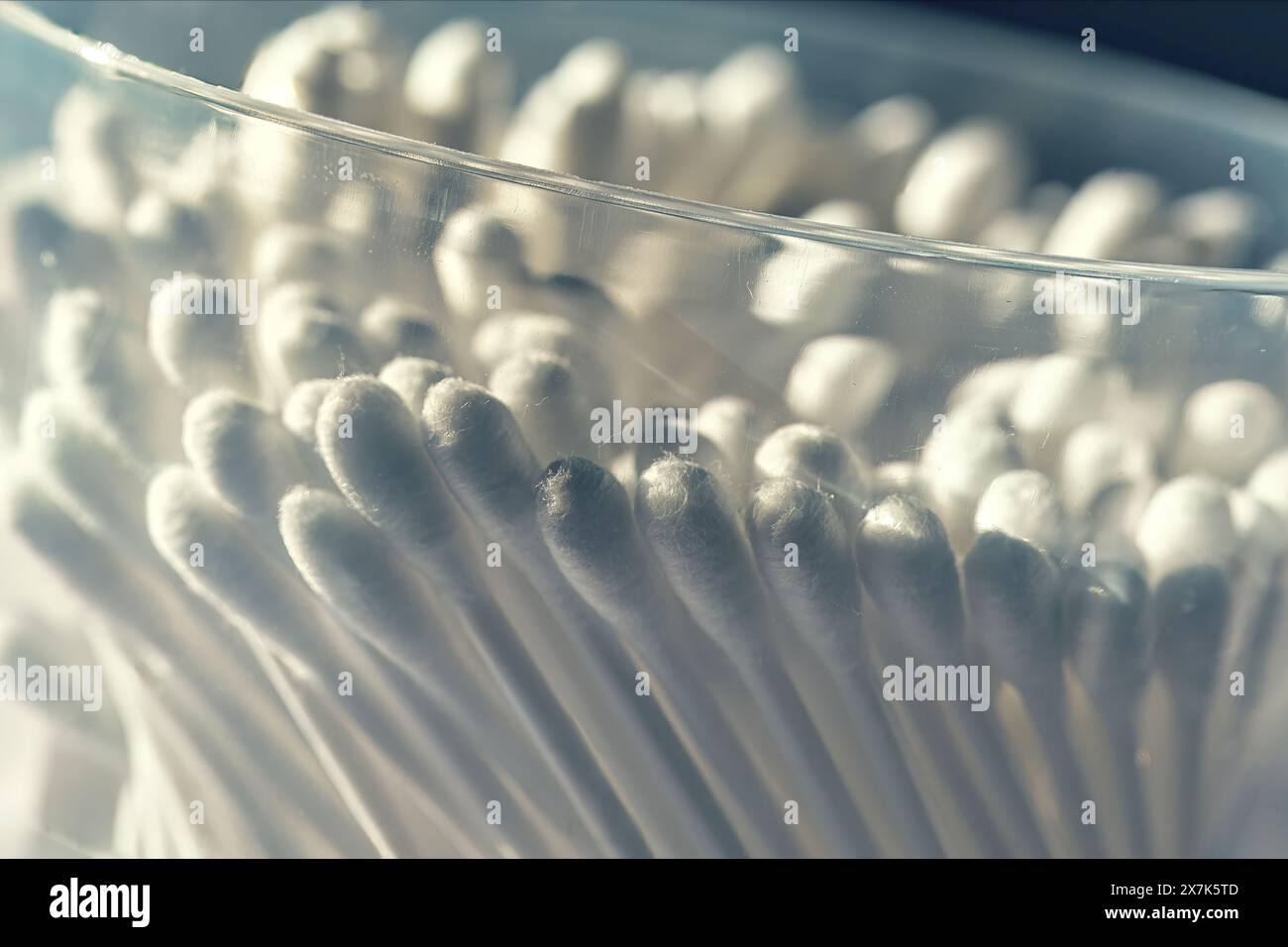 View of Cotton Ear Swabs for Wound. Ear Cleaning Sticks for Pets Stock Photo ...