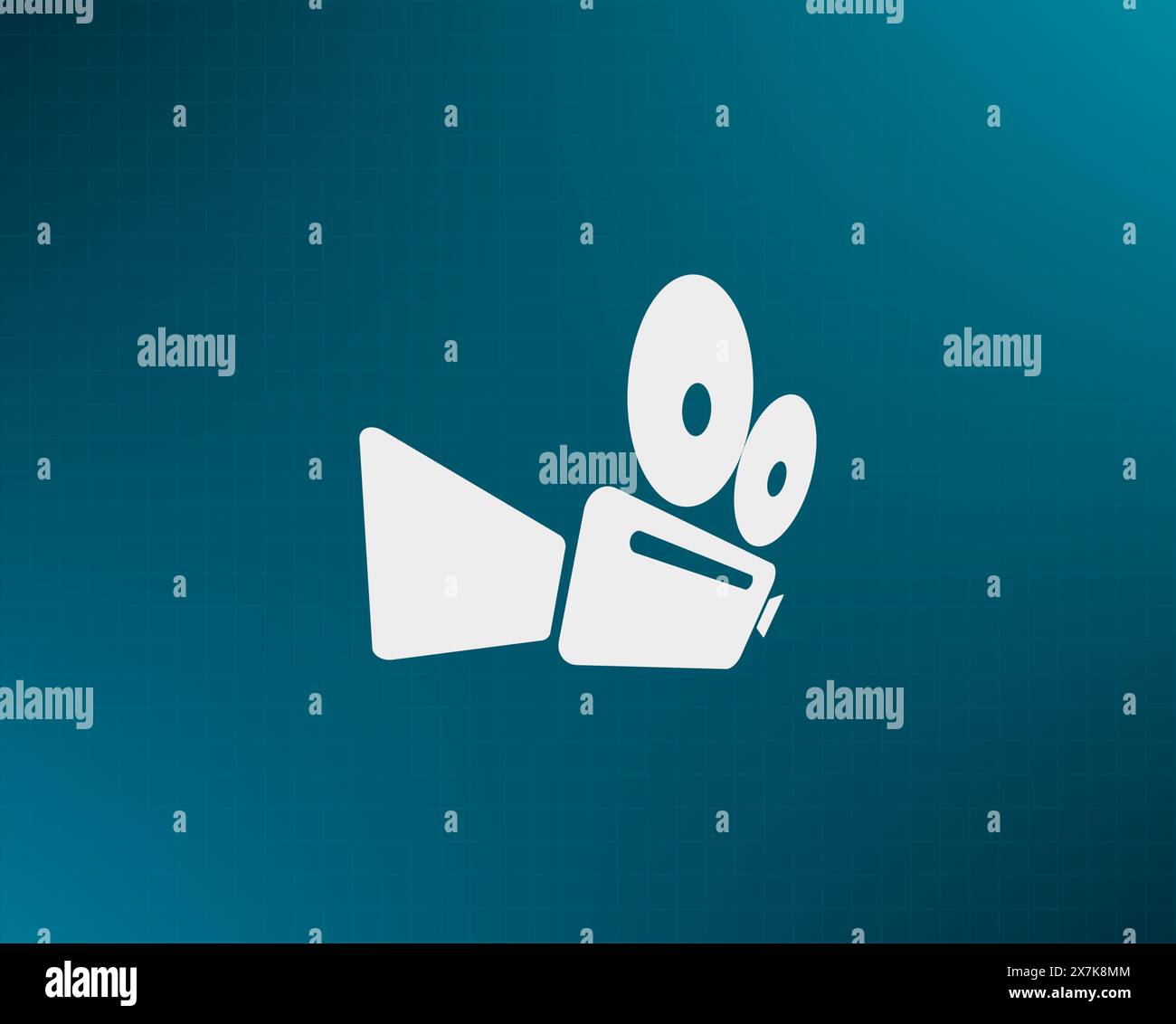 Cinema camera icon Stock Vector