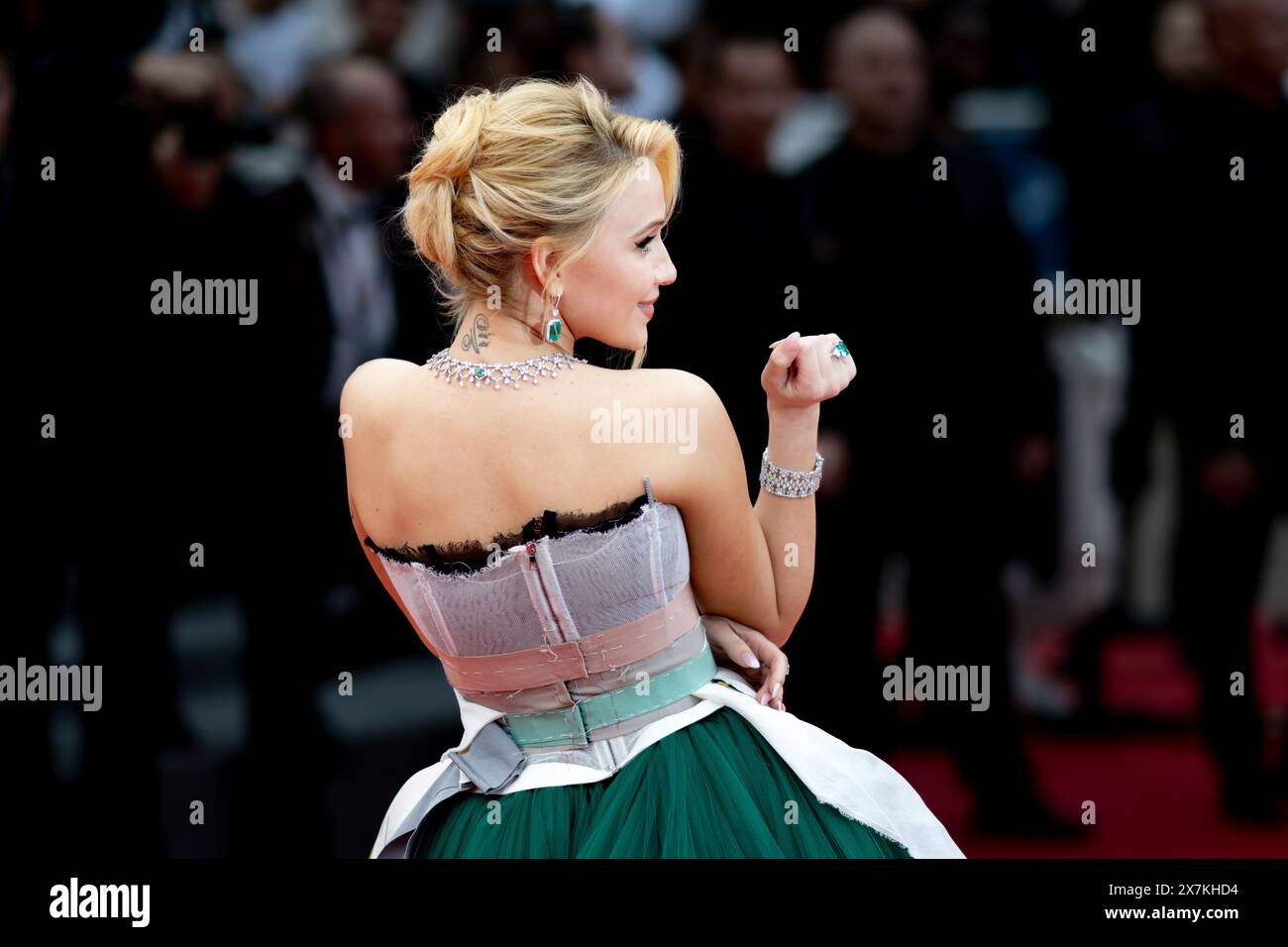 Cannes, France. 20th May, 2024. Maria Bakalova attends The Apprentice