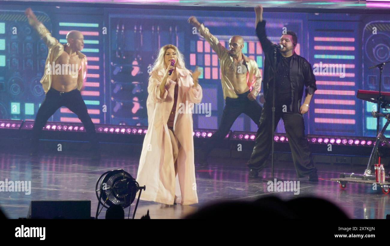 Las Vegas, Nevada, USA 15th May 2024 Singer Shania Twain performing at Come On Over Vegas