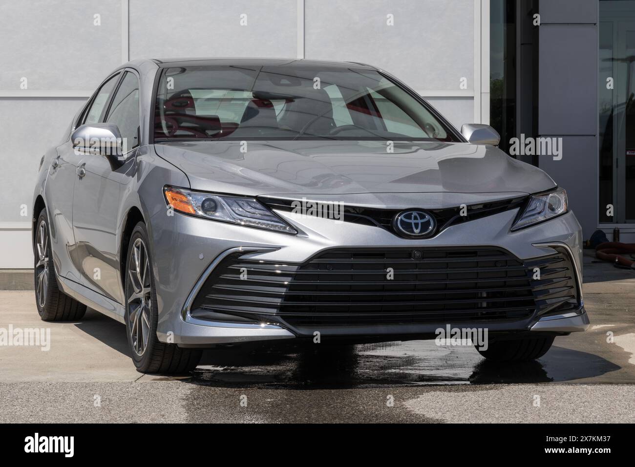 Noblesville - May 19, 2024: Toyota Camry XLE display at a dealership ...