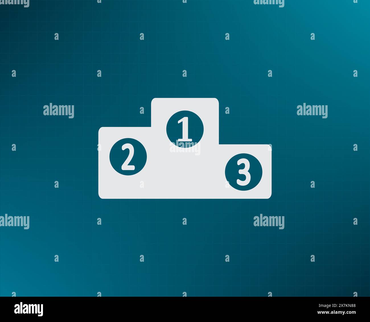 Olympic pedestal, the first, second, third place. Vector icon Stock ...