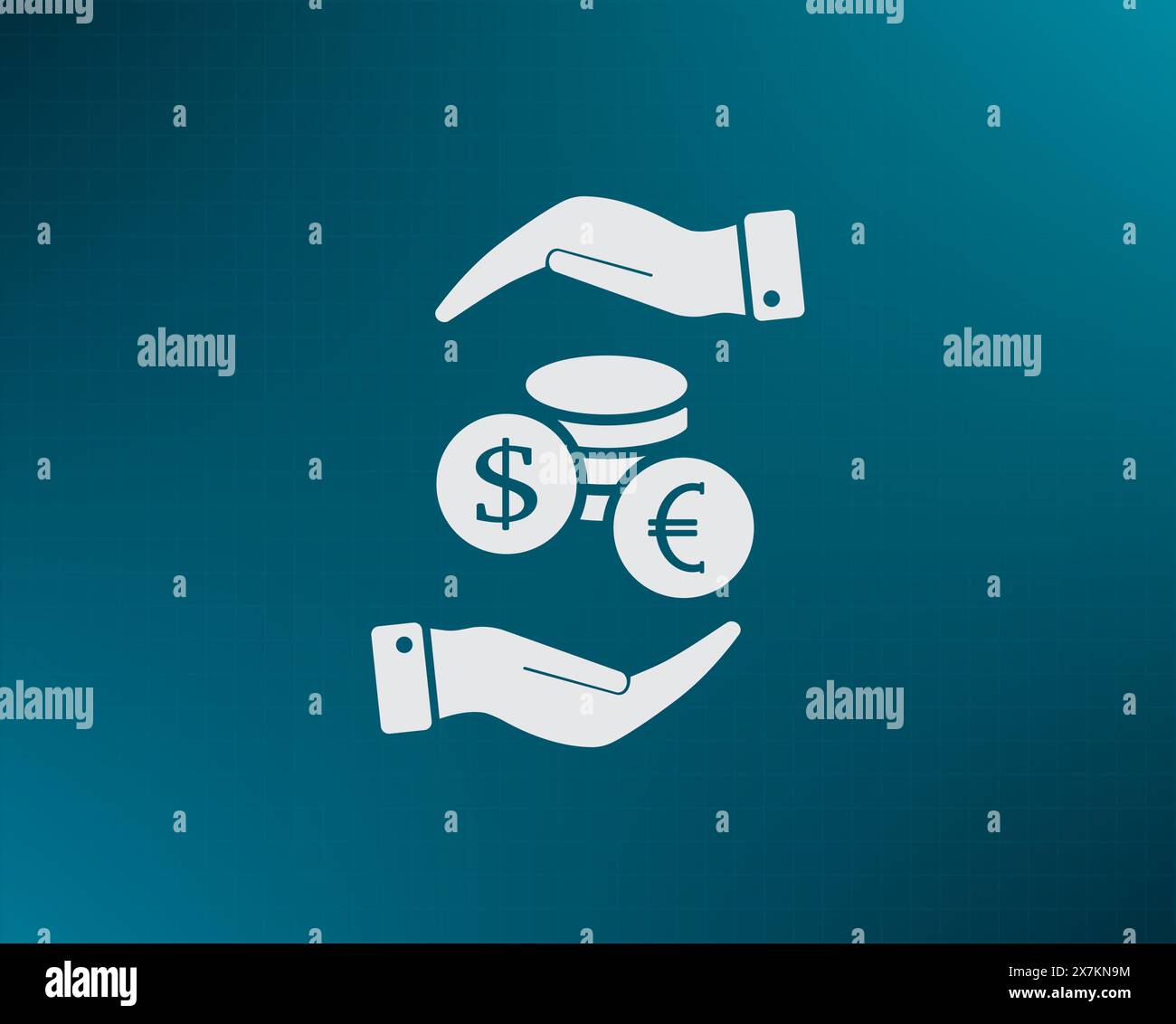 Money, coins, stateroom vector icon Stock Vector