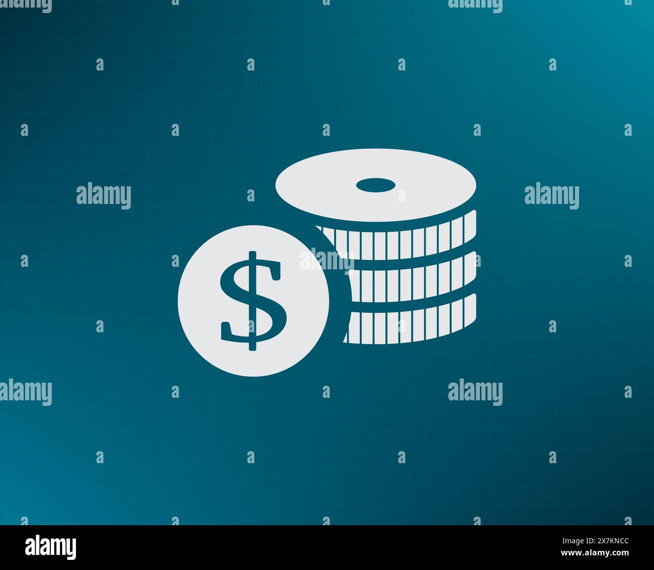 Money, coins, stateroom vector icon Stock Vector
