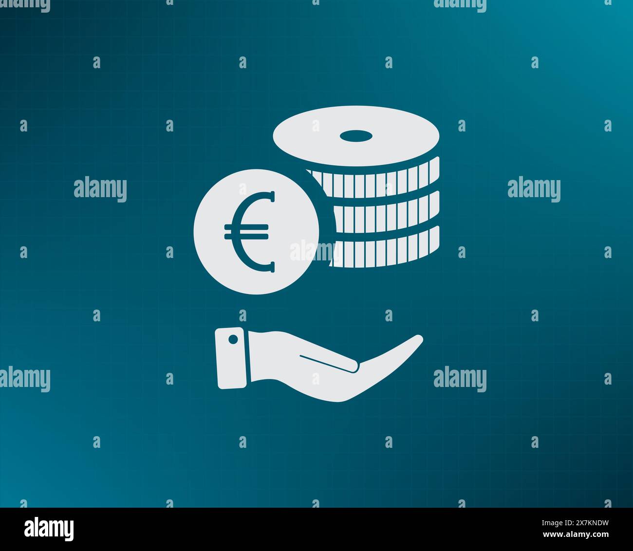 Money, coins, stateroom vector icon Stock Vector
