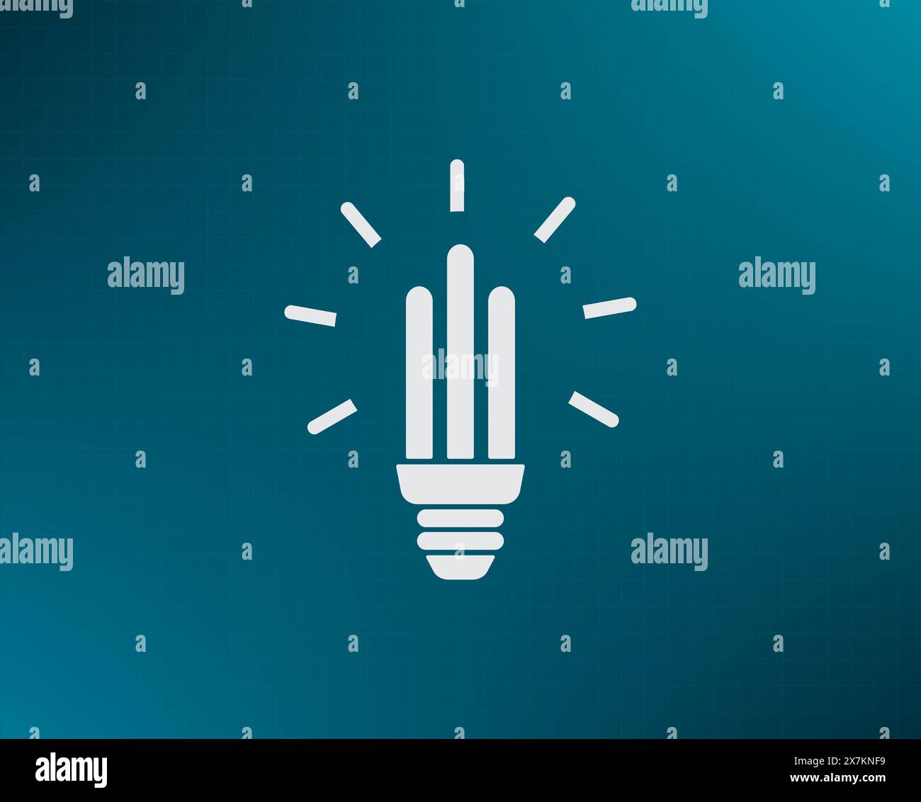 Light bulb energy-saving, vector icon. Stock Vector