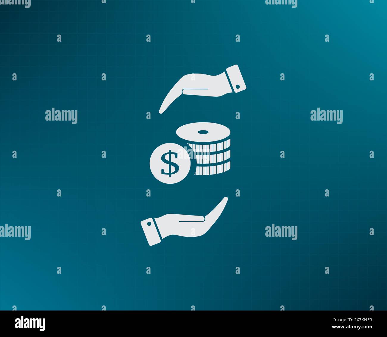 Money, coins, stateroom vector icon Stock Vector