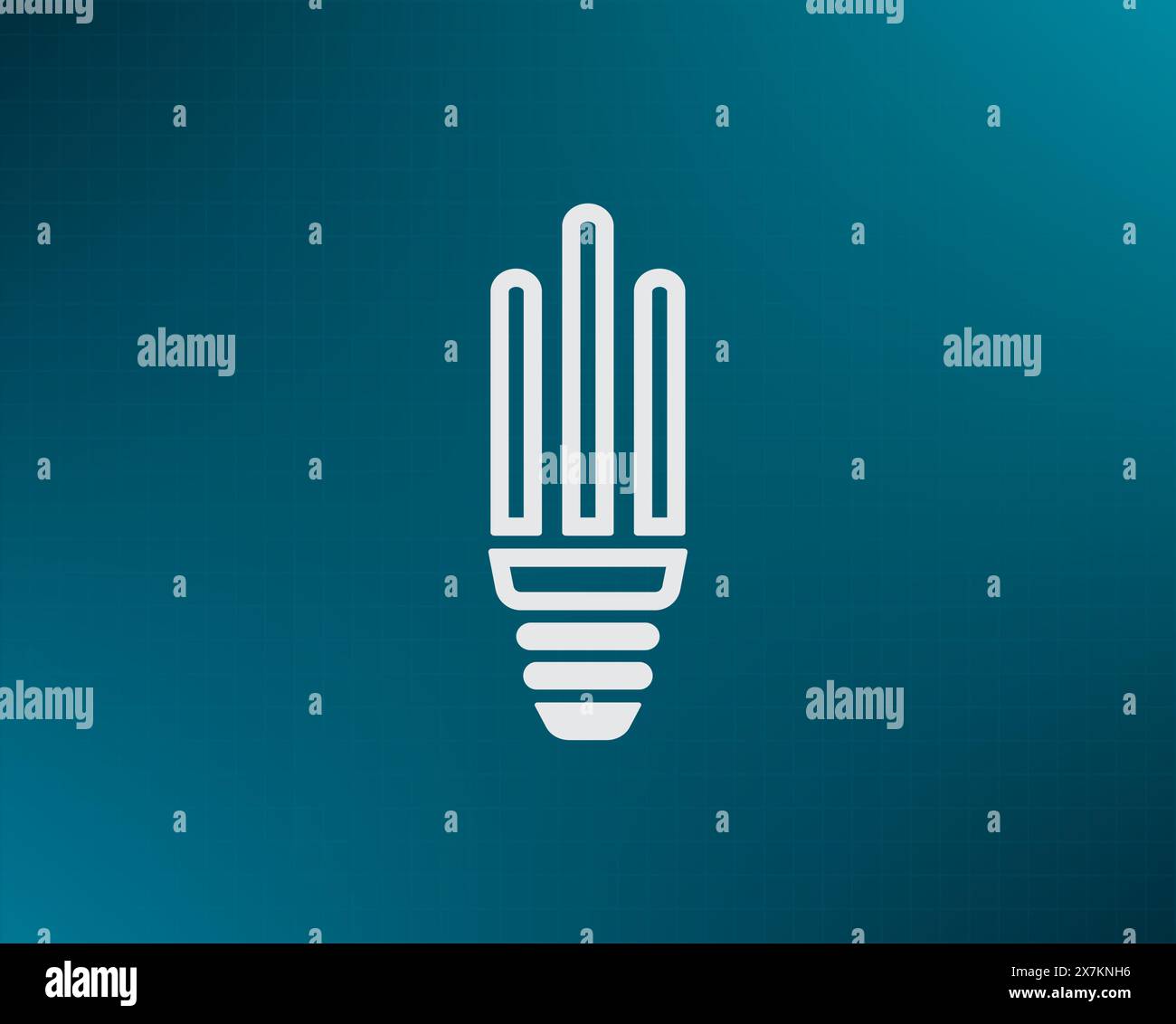 Light bulb energy-saving, vector icon. Stock Vector