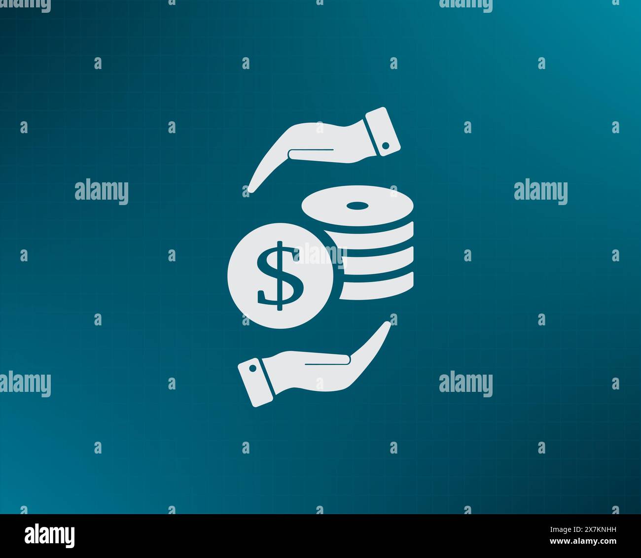 Money, coins, stateroom vector icon Stock Vector