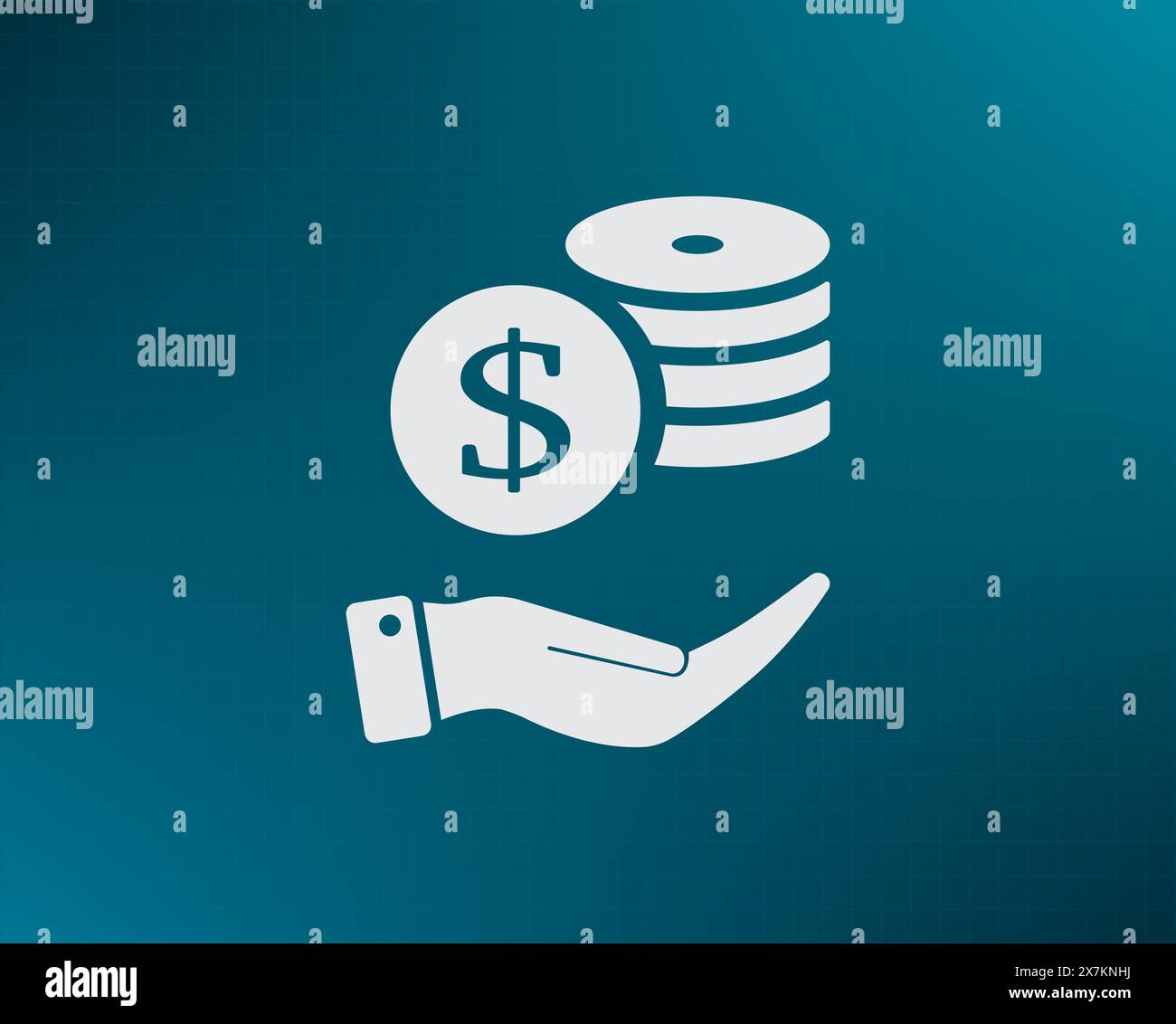 Money, coins, stateroom vector icon Stock Vector