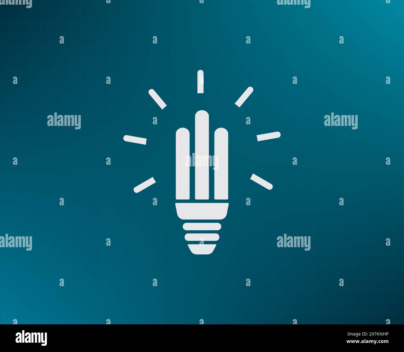 Light bulb energy-saving, vector icon. Stock Vector