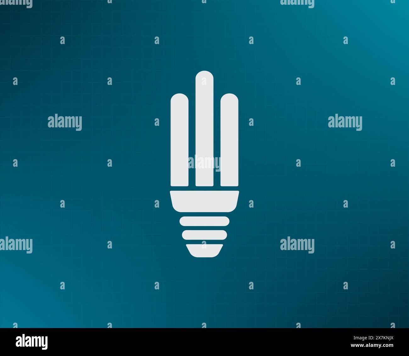 Light bulb energy-saving, vector icon. Stock Vector