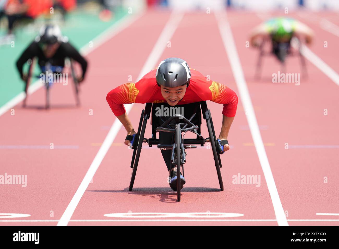 Hyogo, Japan. 20th May, 2025. HU Yang (CHN) Athletics Kobe 2025 Para